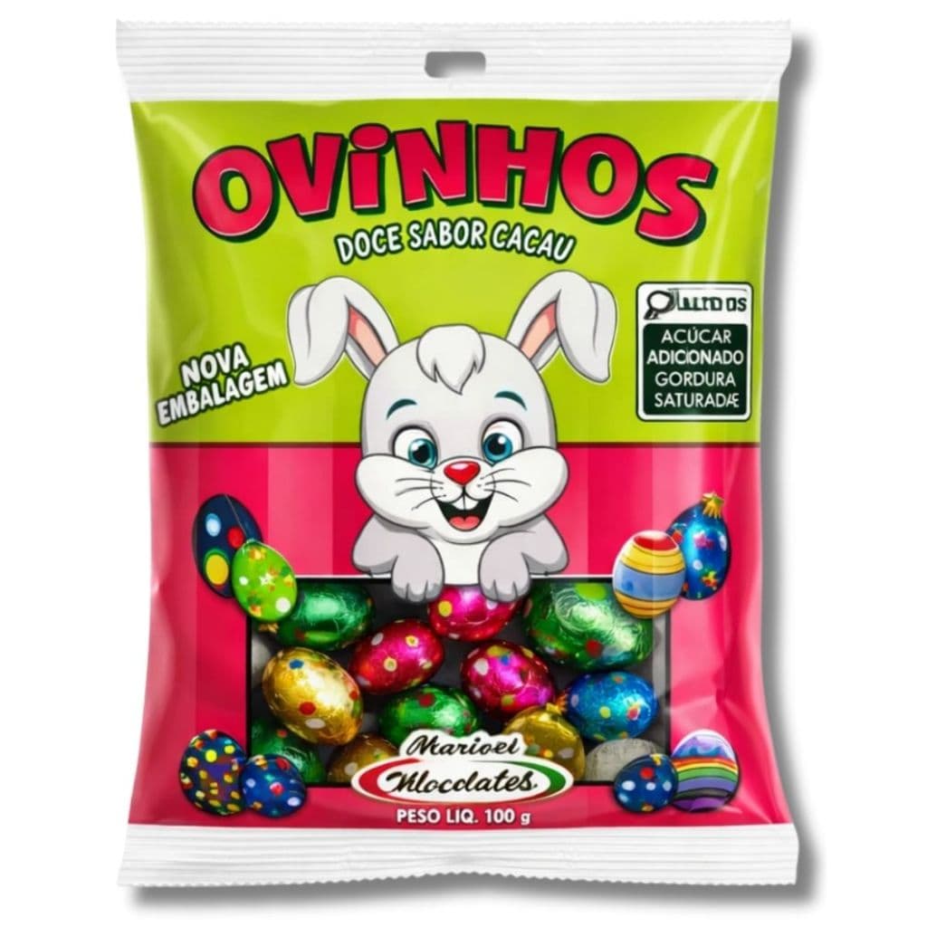 Ovinhos de Páscoa Marisbel com 50 unidades por pacote - 300 gr