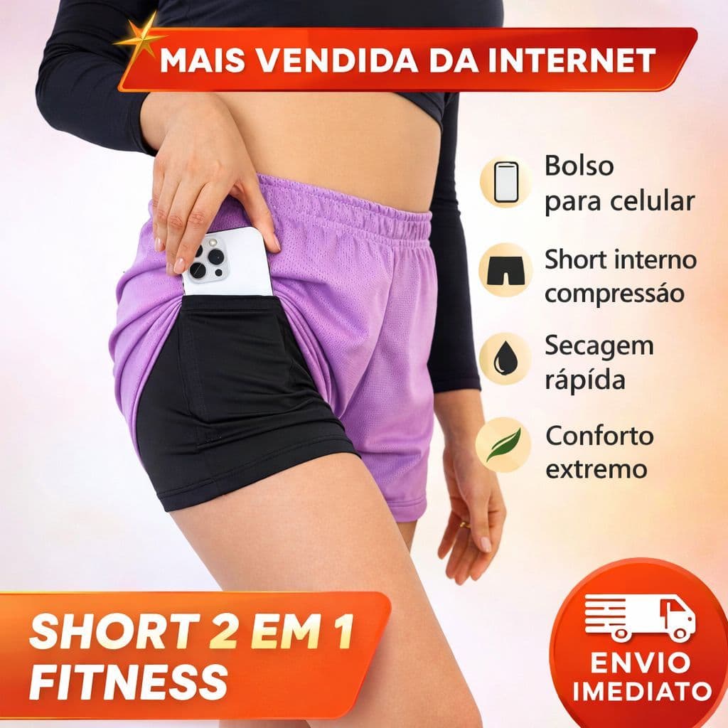 Shorts Feminino para Academia Com Bolso