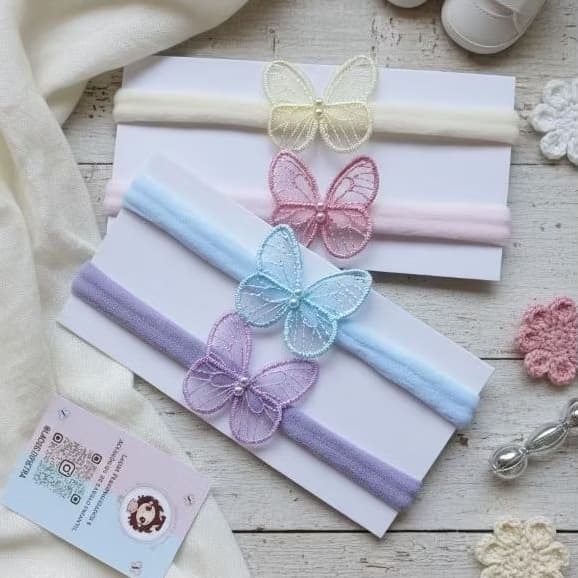 Faixa de Cabelo infantil bebe Jardim encantado