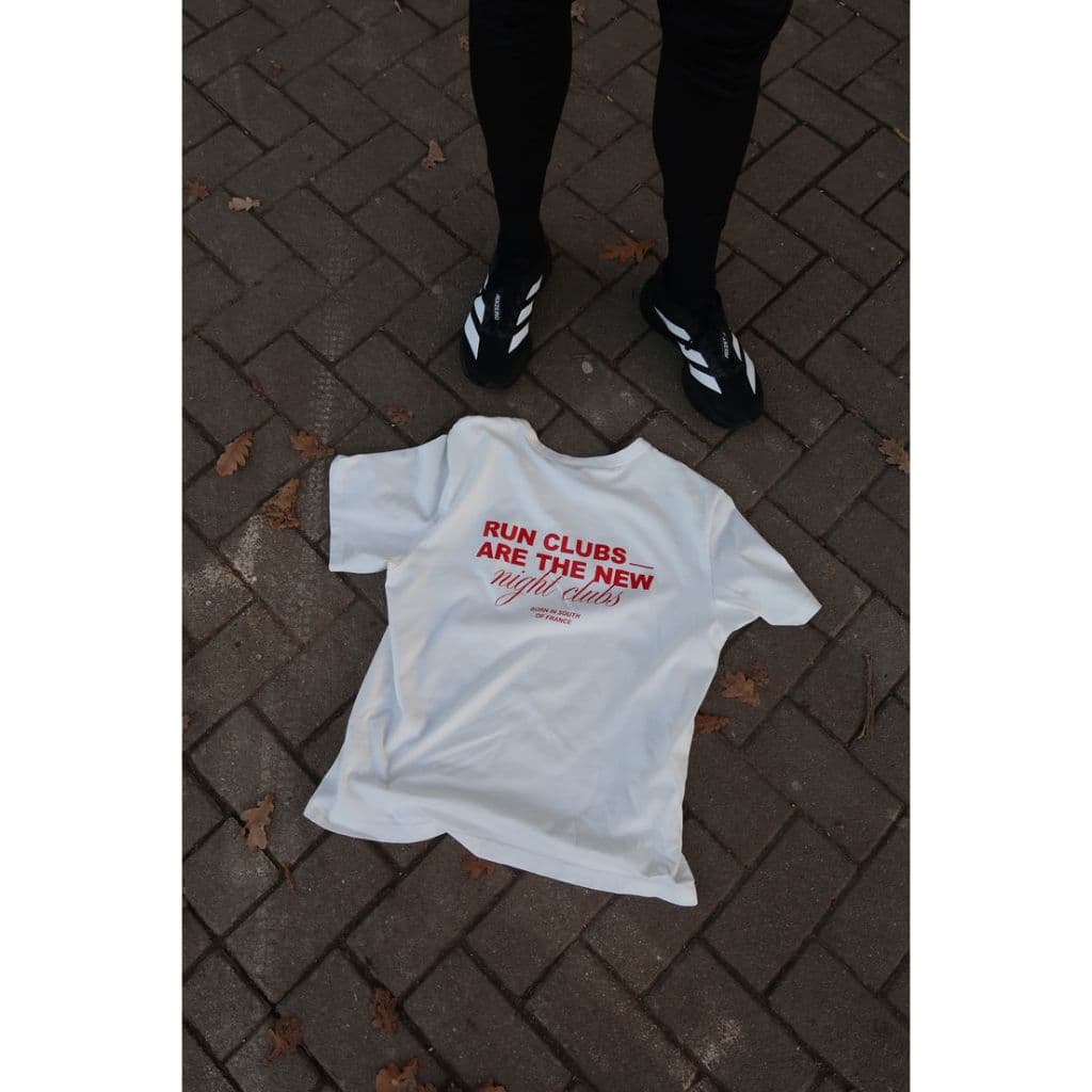 Camiseta Oversized Corrida Run Clubs Are The New Night Clubs 100% Algodão Streetwear