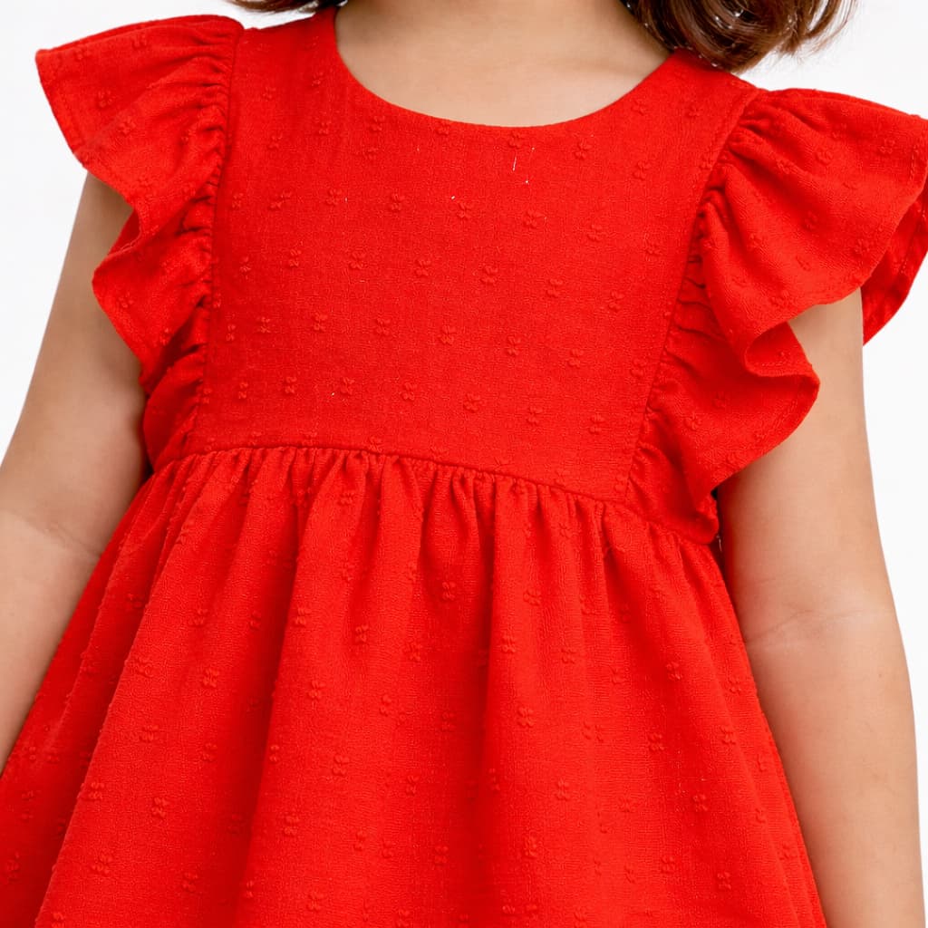 Vestido Menina Infantil Feminino Duna  Evangélico 2 a 8 Anos Moda Infantil Confortável Casual Princesa Festa Aniversário
