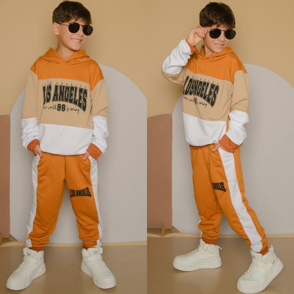 Conjunto Masculino De Inverno MOLETINHO Meia Estação Lançamento Abrigo e Calça Veste Do 2 ao 12 Anos