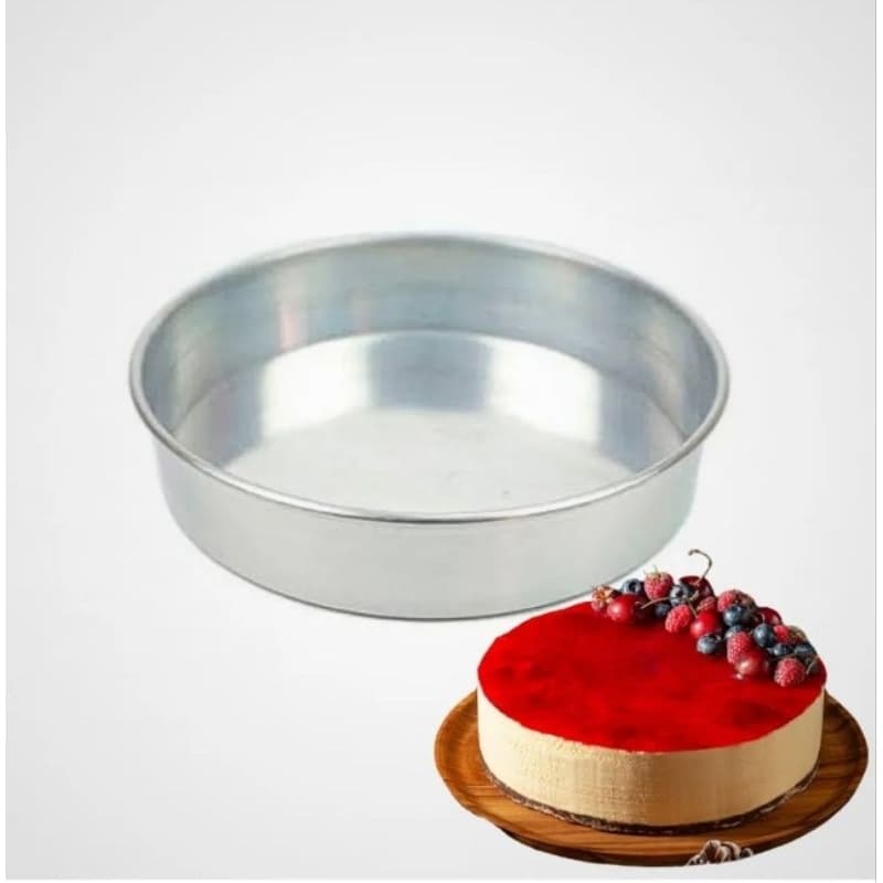 Forma redonda de alumínio 22 cm  para bolos,cozinha,confeitaria,Tortas