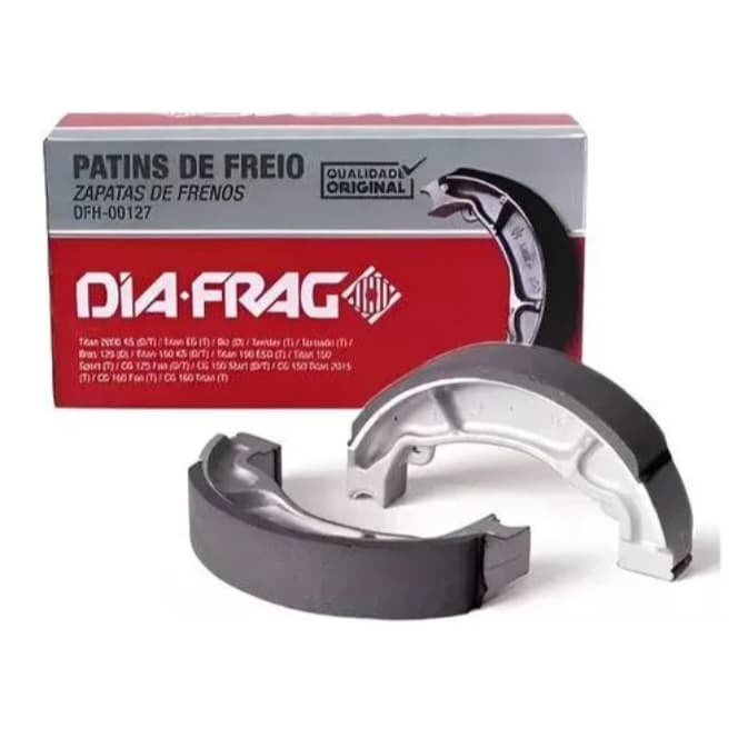Patim De Freio Lona Cg Titan Fan Twister Tornado Dfh-00127