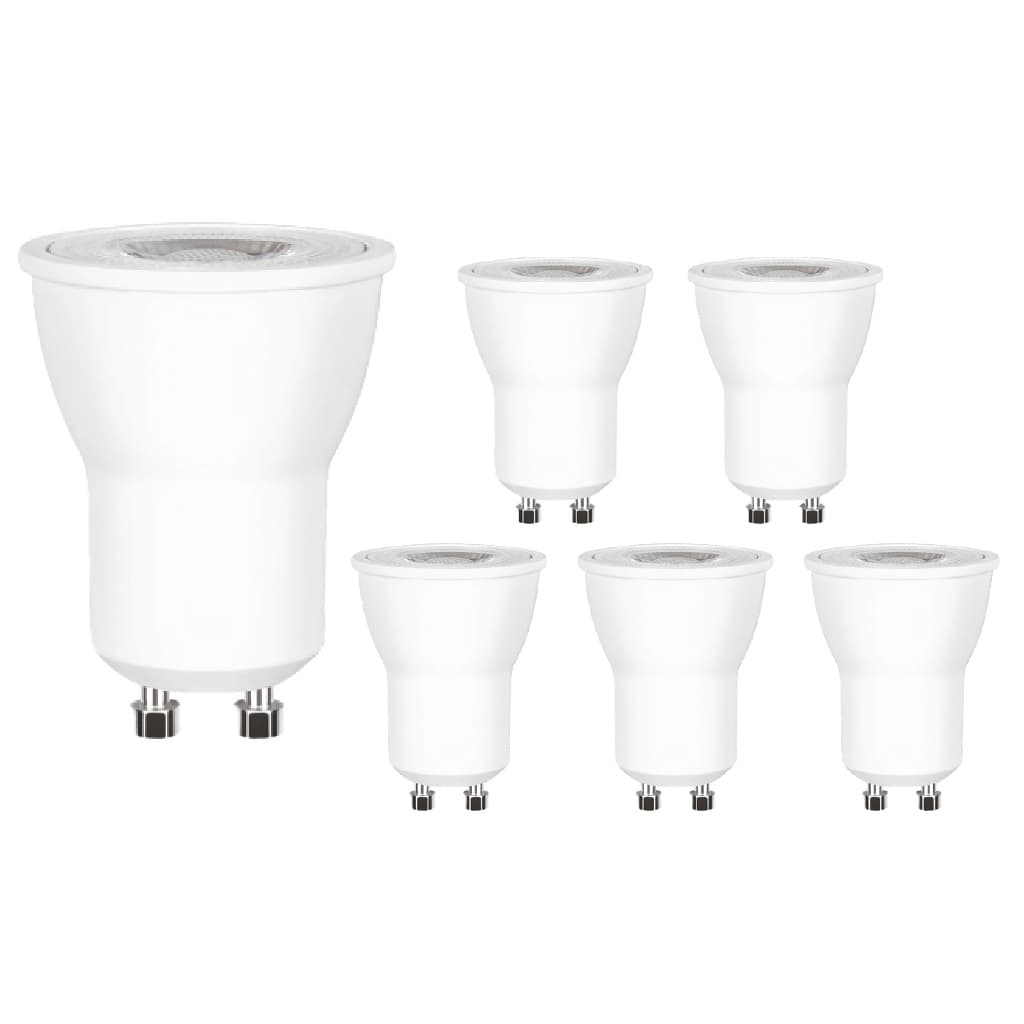 Kit 6 lampada Mini Dicroica led 4,5w mr11 Gu10 bivolt 3000k 4000k 6000k Para Spot