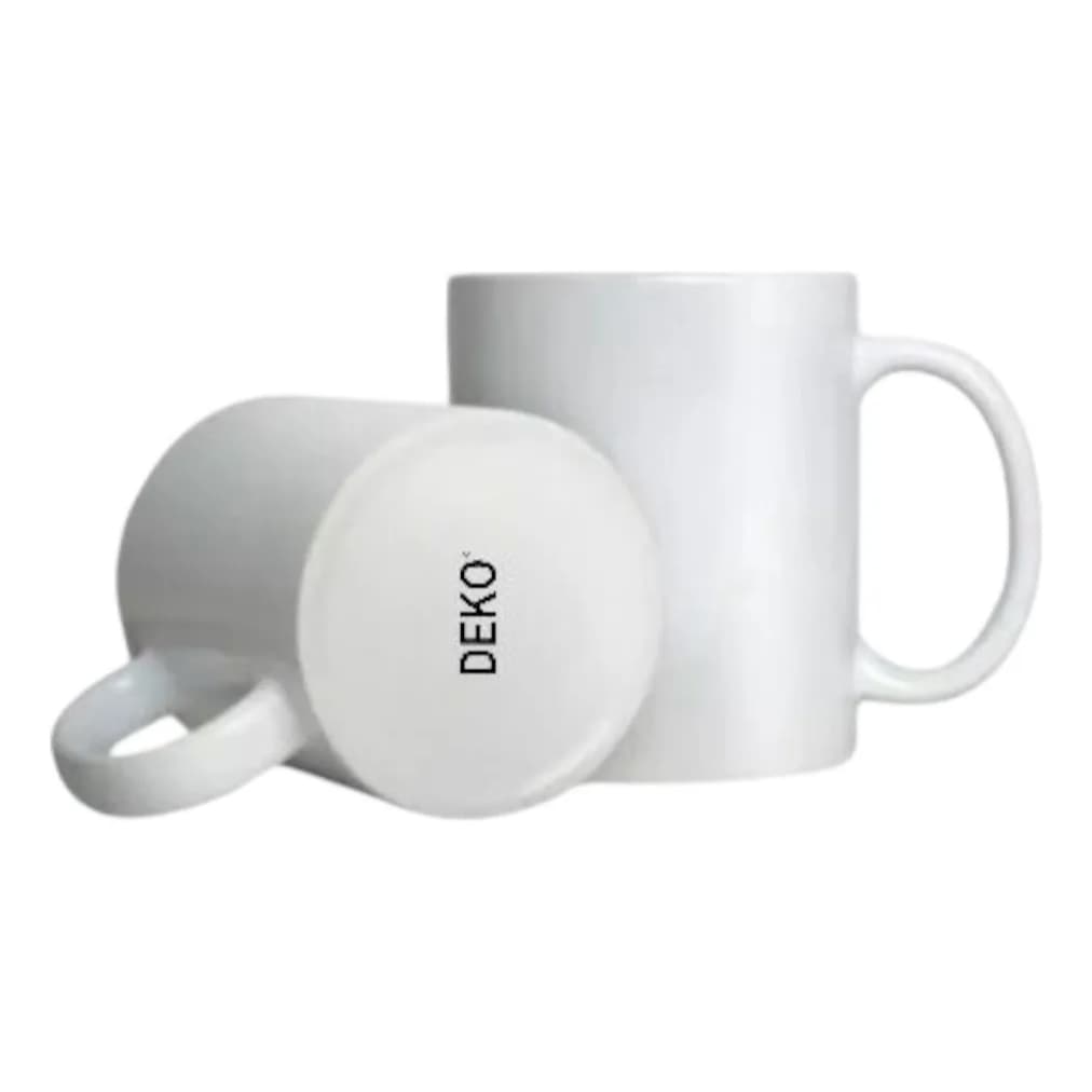 Caneca de Porcelana Branca – Kit com 24 Unidades Para Sublimação