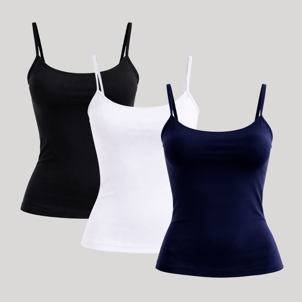 Kit 3 Blusas Alçinha Feminina Suplex Basica Dia a Dia Academia de Alta Compressão