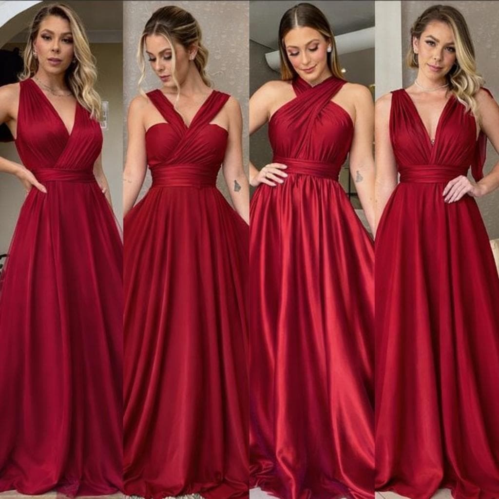 Vestido Várias Formas Multiuso Infinity Longo Festa Madrinha Casamento Formatura Batizado