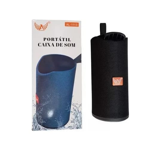 Caixa De Som Portátil Bluetooth Altomex Al 1113 Cor Preto