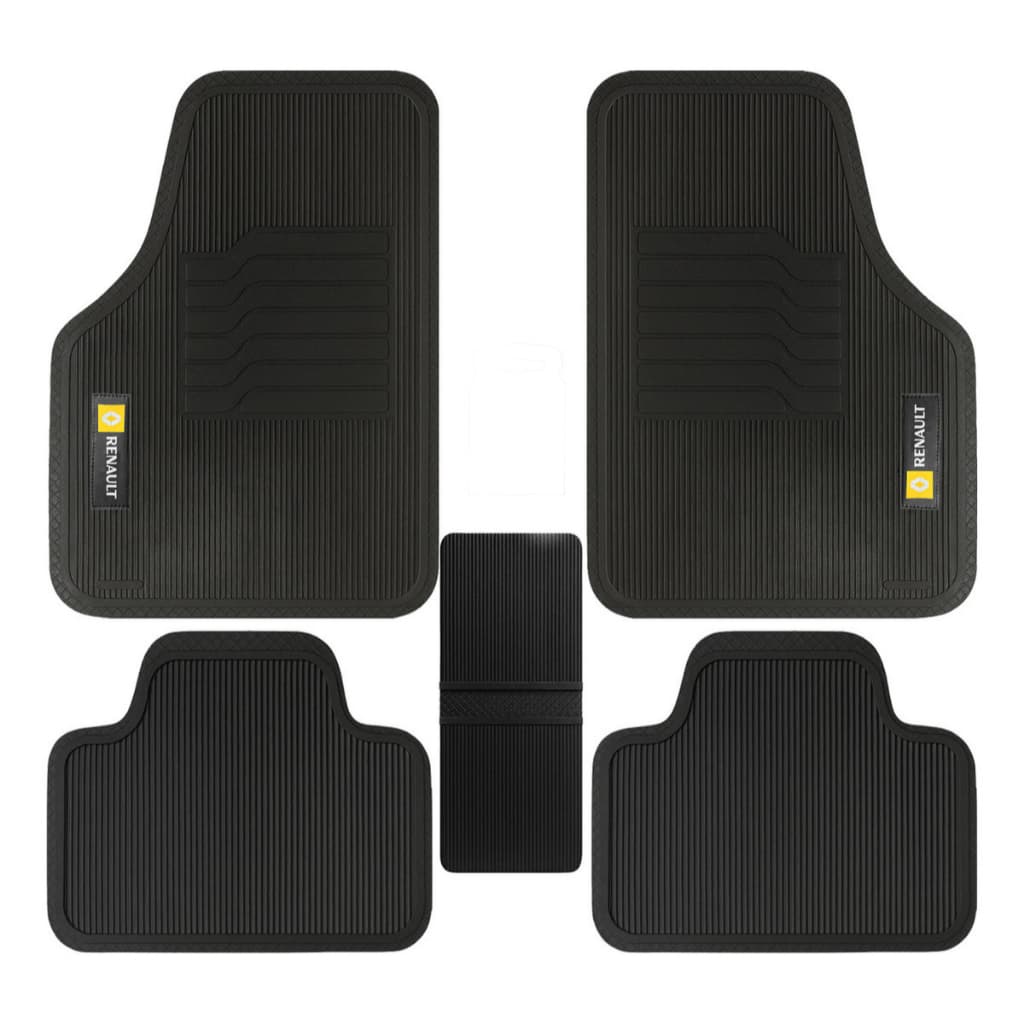 Tapete Automotivo Carro 5 Pecas Para Renault Clio Logan Sandero Duster