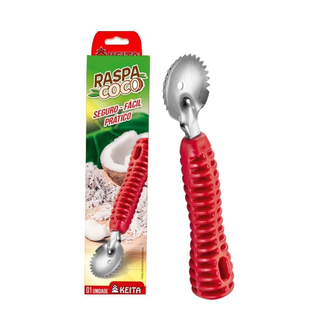 Raspa Coco Inox com Cabo Reforçado - Durável e Fácil de Limpar