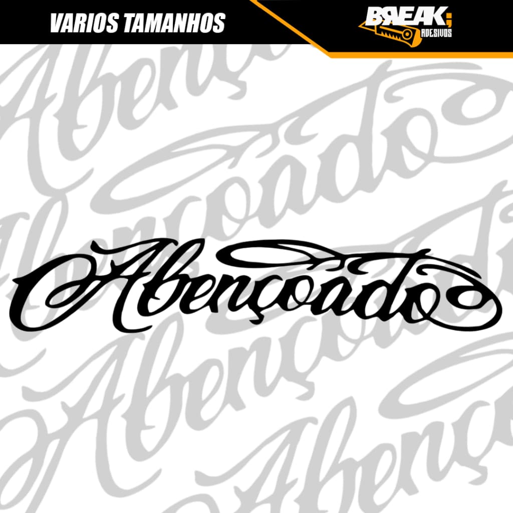 Adesivo para Para-brisa Abençoado para Carro/Moto/Bike