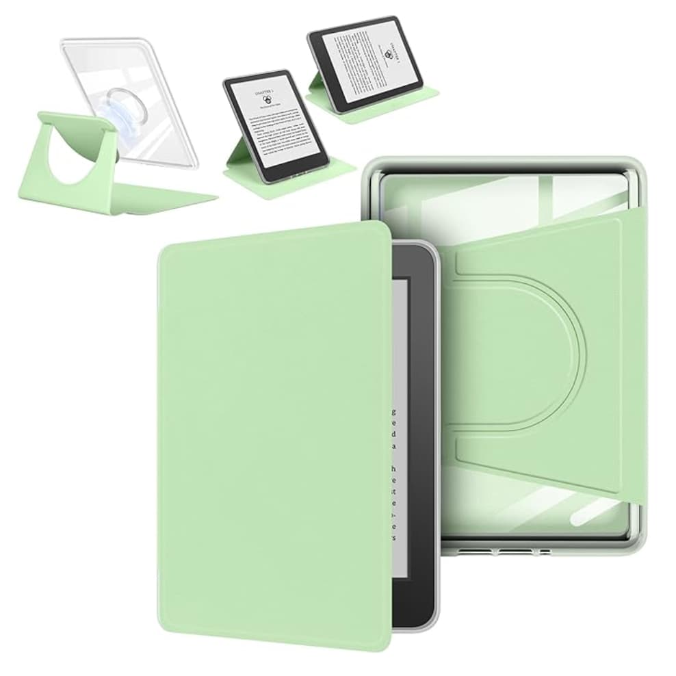 Capa Acrílico Removível Giratória para Kindle 6“Polegadas 11ª/12ª Geração C2V2L3/RS23CV/ Kindle 7“Polegadas 12ª
