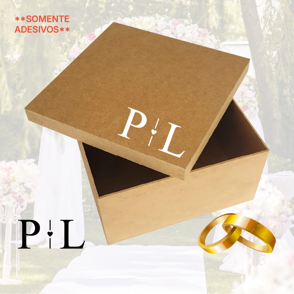 Kit Adesivos Personalizados Inicial Casal com Coração Convite Padrinhos Casamento Presente