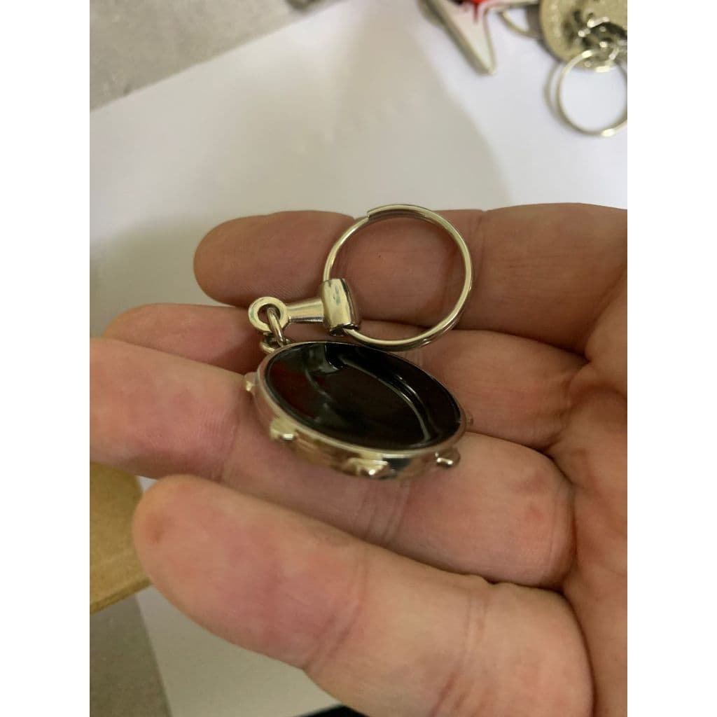 Chaveiro Pandeiro Liso de metal