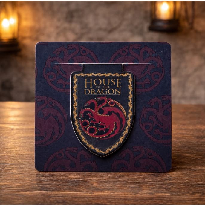 Marca Pagina Magnético A Casa do Dragão Personalizado Targaryens Livros Kindle