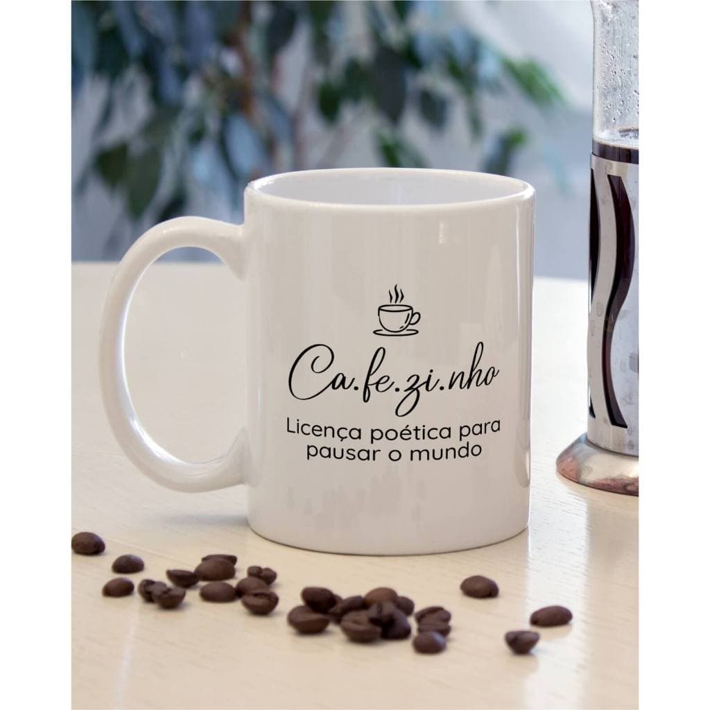 Caneca Xícara Cafézinho Café Quentinho Dia Feliz Com Café Cafezinho Acordar com Café Personalizada OFERTA RELÂMPAGO