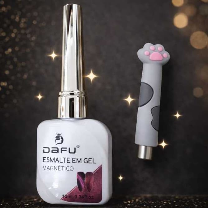 Esmalte Gel Magnético Vermelho Rubi Intenso Dafu Lancamento