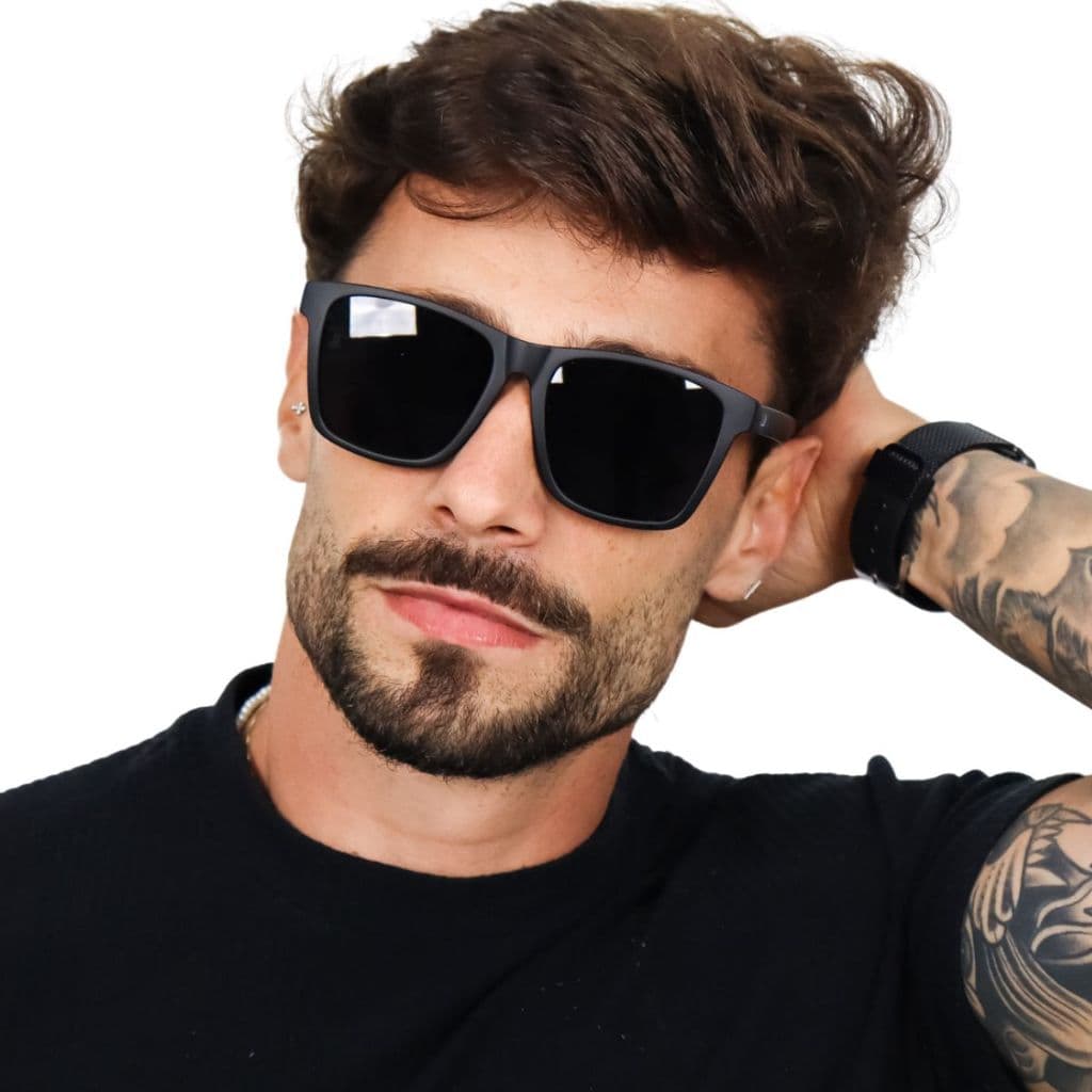 Óculos De Sol Quadrado Moderno Unissex Casual Lux Glasses