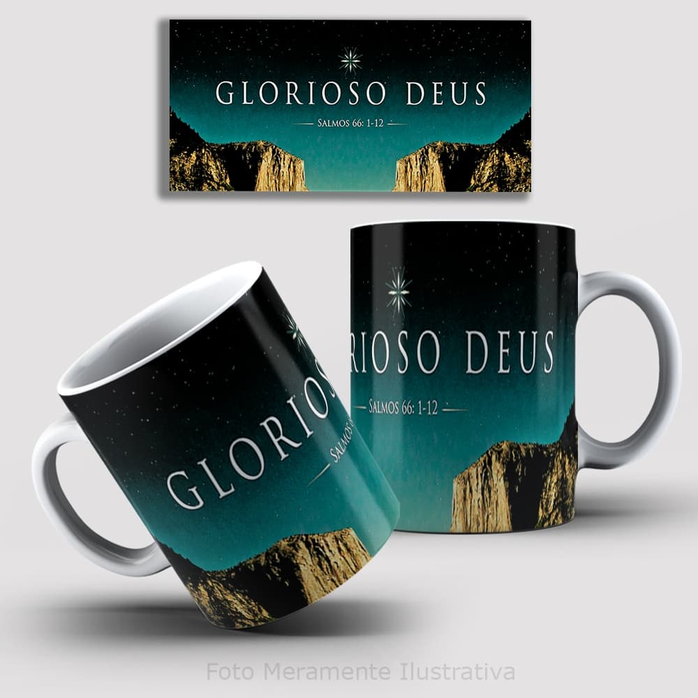 Caneca Porcelana Personalizada Gospel Mensagem de Fé Jesus Mensagem da Bíblia Pra Presentear Amigo a