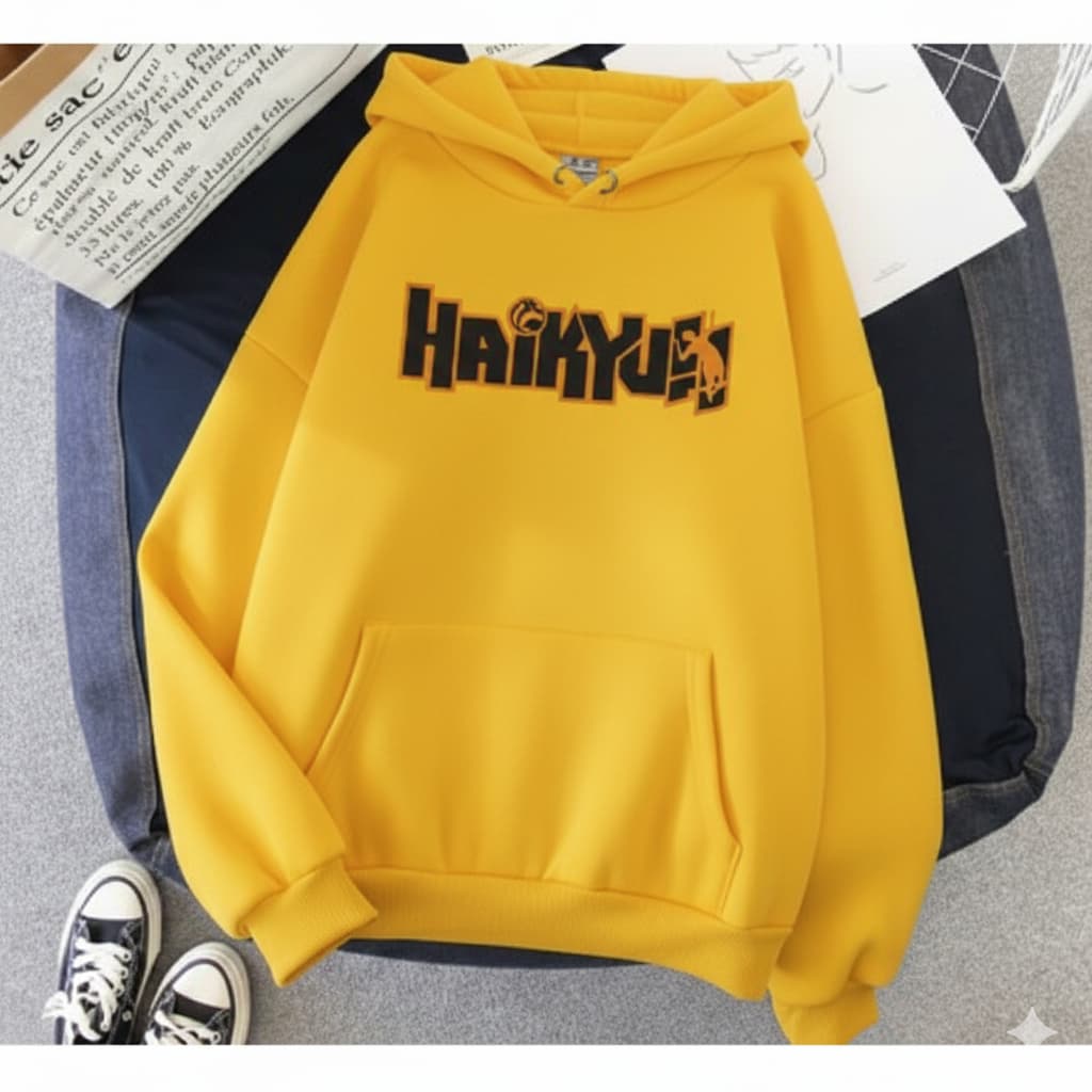 Moletom Canguru Unissex Anime Haikyuu Karasuno