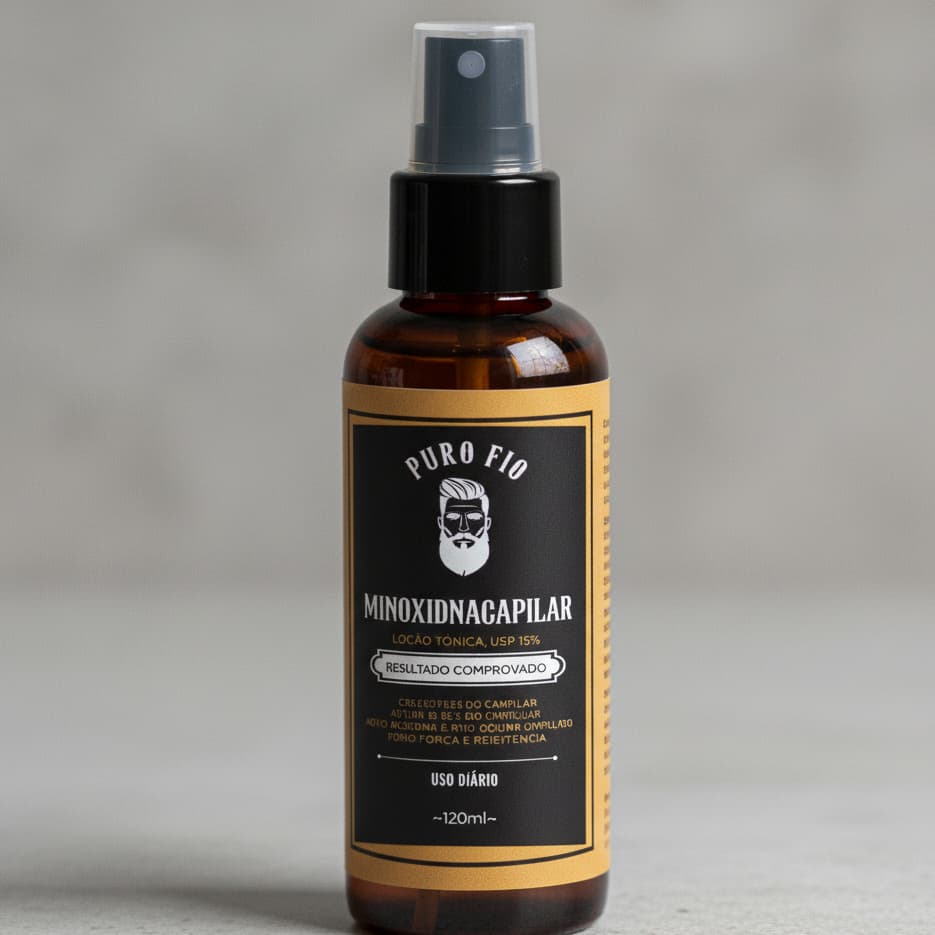 Tônico Capilar Sérum  120ml Puro Fio Cabelo Barba Sobrancelha Envio Rápido