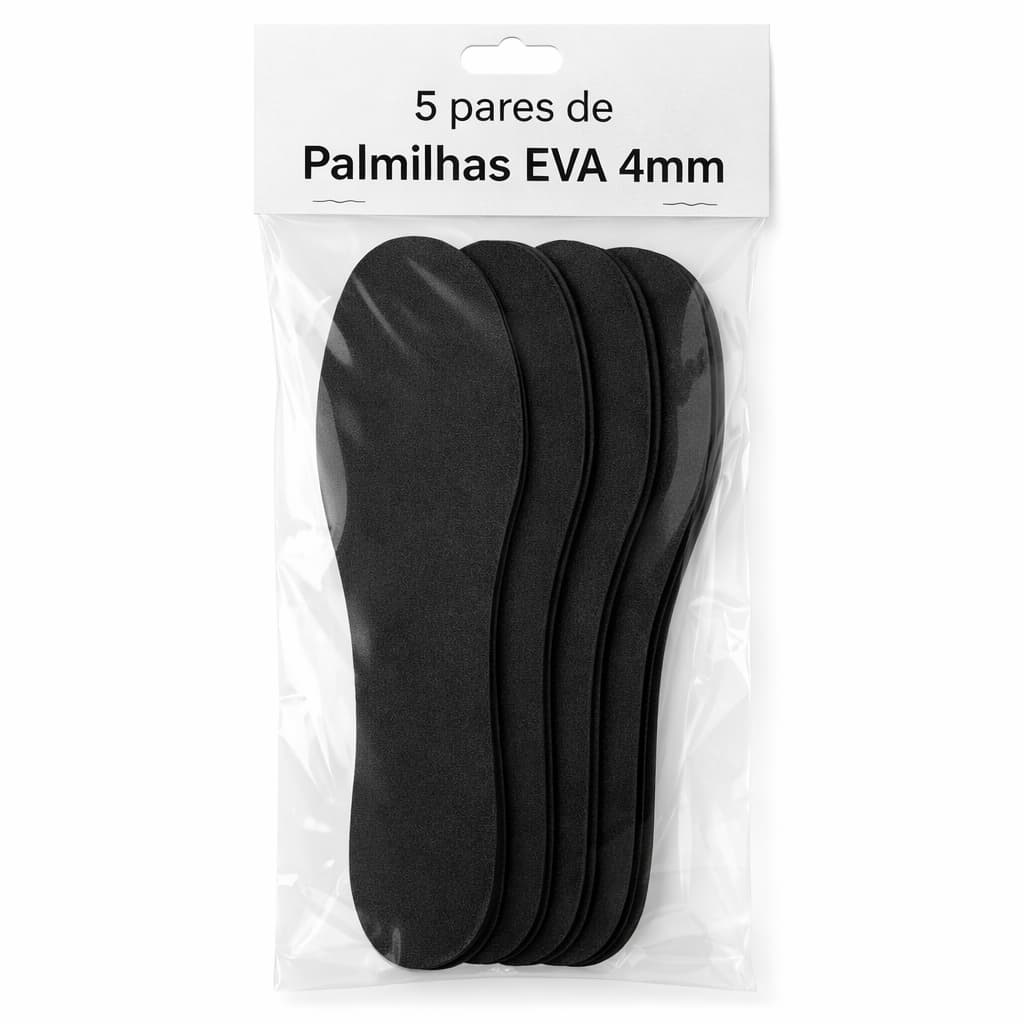 Palmilha EVA de 4 mm com 5 pares