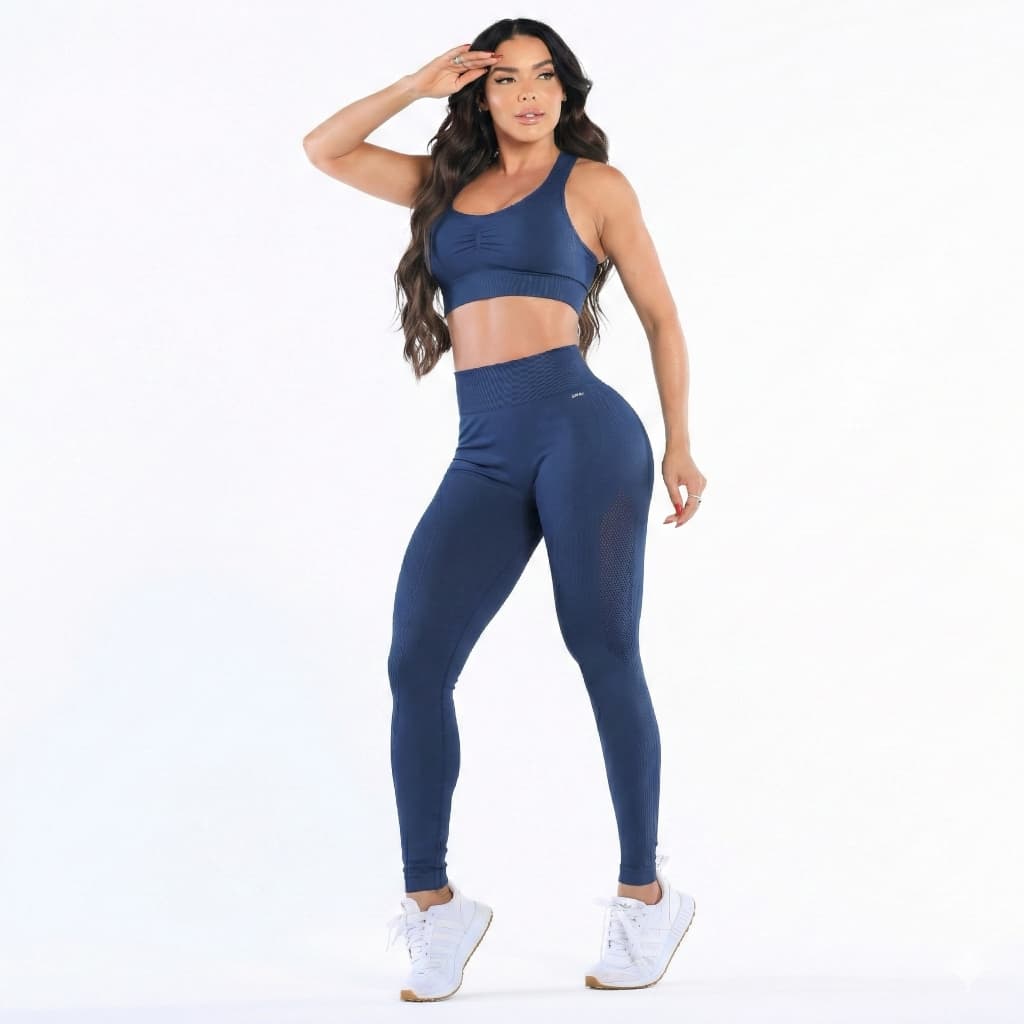 Conjunto Selene Feminino Academia Top e Legging Fitness