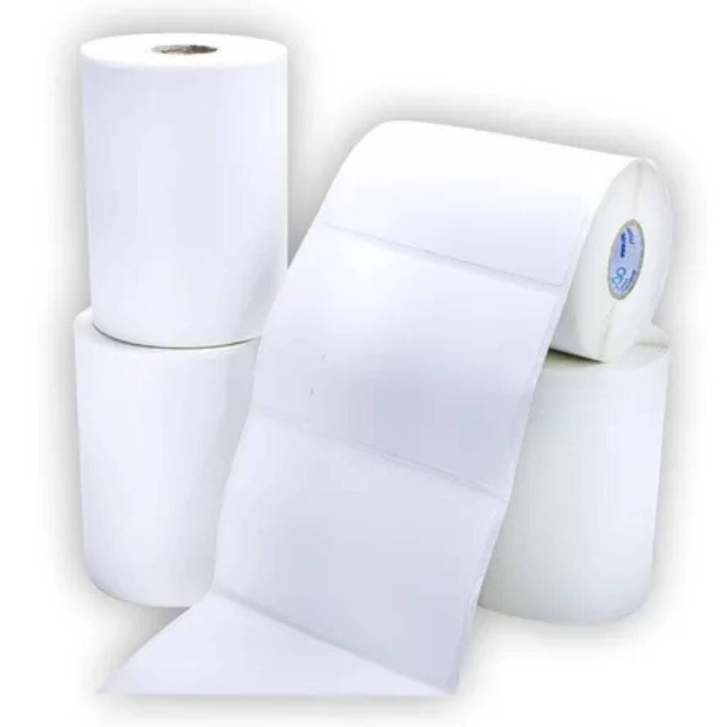 KIT 10 ROLOS ETIQUETA ADESIVA  TÉRMICA 100X75 (NÃO USA RIBBON)