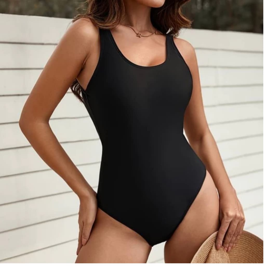 Maio de Suplex Forrado, Do P ao GG Preto ou Onça Roupa de Banho Piscina Parque Aquático