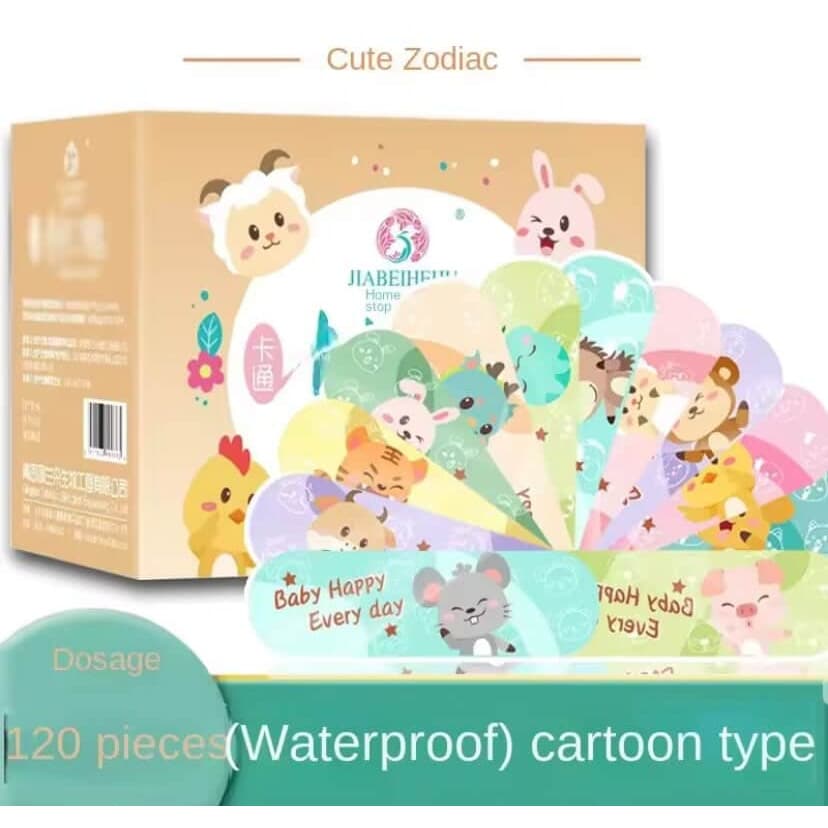 10/20/30/60PCS Caixa Curativo Band Aid Infantil Desenhos Animados  Animal Kit Emergência Escolha o Seu
