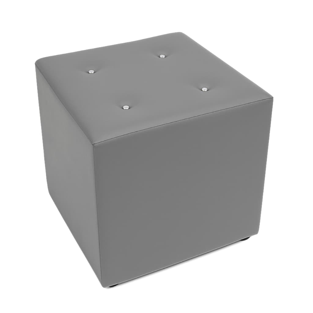 Puff Quadrado 40X40 Banqueta Banquinho Decoração Conforto Sala Quarto Conforto