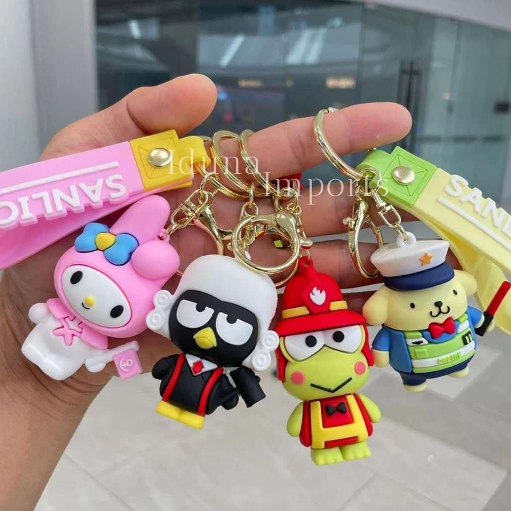 Chaveiro Hello Kitty Silicone 3d Coloridos Infantil Prsentes Lembrançinhas
