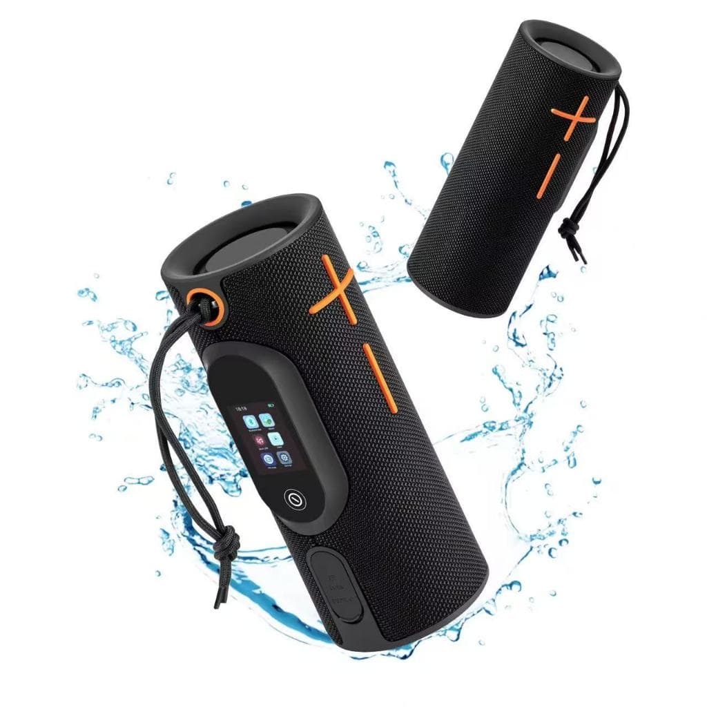 Caixa de som portátil sem fio tela touch potência 40W com Relógio À prova d’água IPX6 H’MASTON-TN920