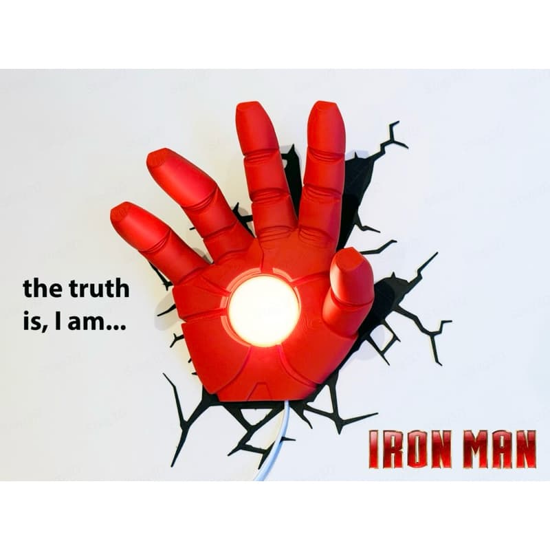 Luminária de Parede Homem de Ferro