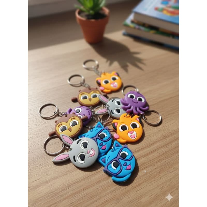 kit 10 Chaveiro Bolo Fofos Aniversário Lembrancinha Festa Tema