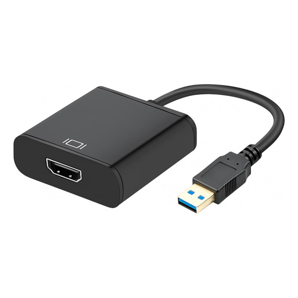 Cabo Adaptador Conversor Usb Para Hdmi Usb 3.0 Multitela Hdmi 1080p Pc Notebook Mac Tv Televisão Entrada Usb E Saída Hdm