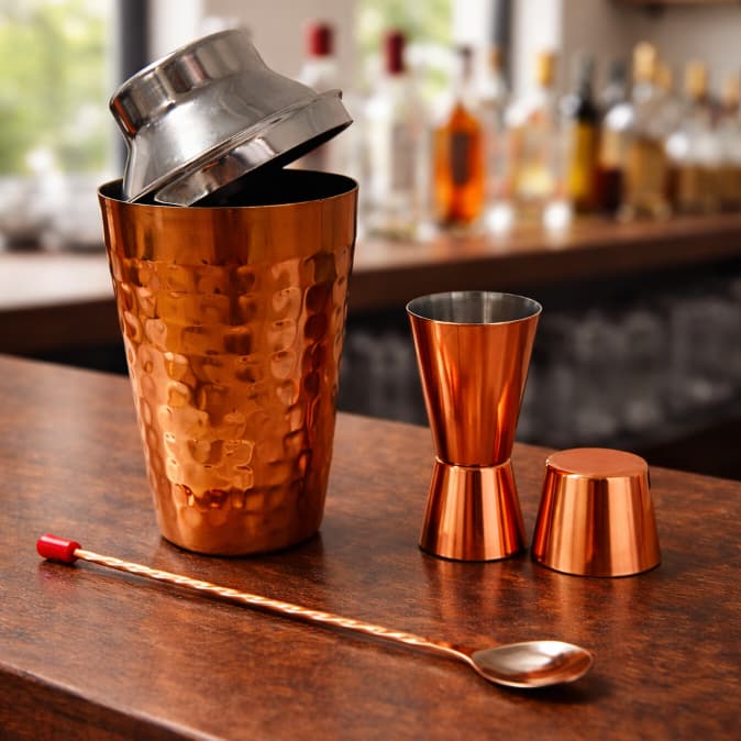 Conjunto Coqueteleira 3 Peças para Drinks e Coquetéis