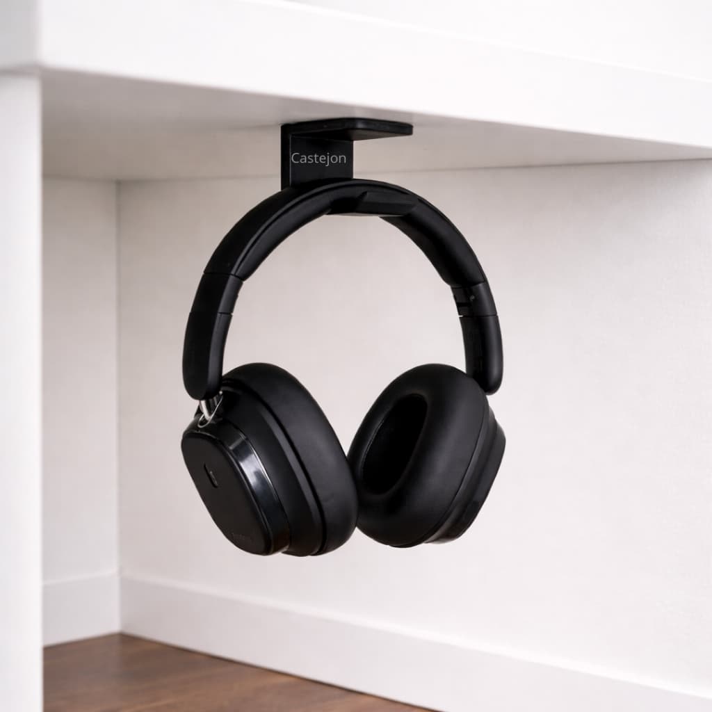 Suporte de Mesa e Parede Para Fone de Ouvido Headphone Gamer Headset