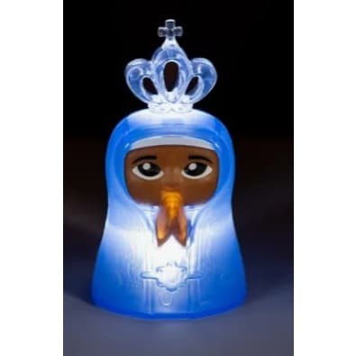 Luminária Cidinha Carinhosa Abajur Nossa Senhora Aparecida Led Infantil