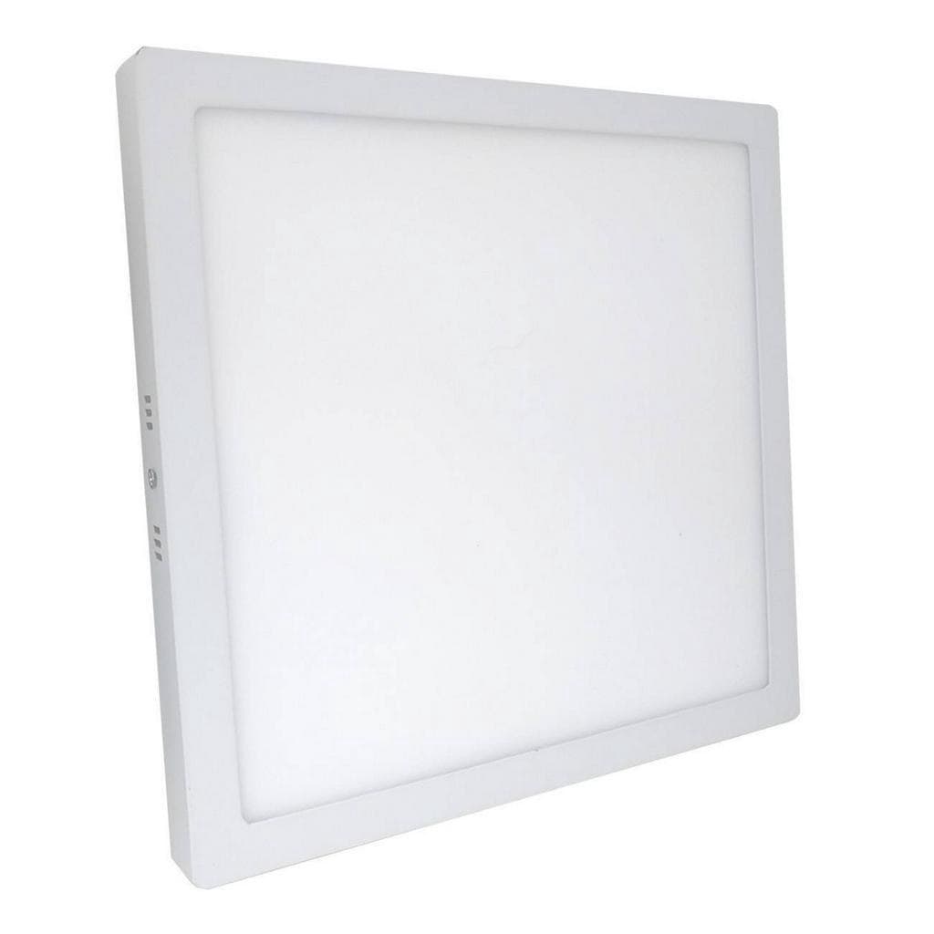Luminária Plafon LED 24W Sobrepor 30x30 Quadrado Bivolt Alta Luminosidade 💡
