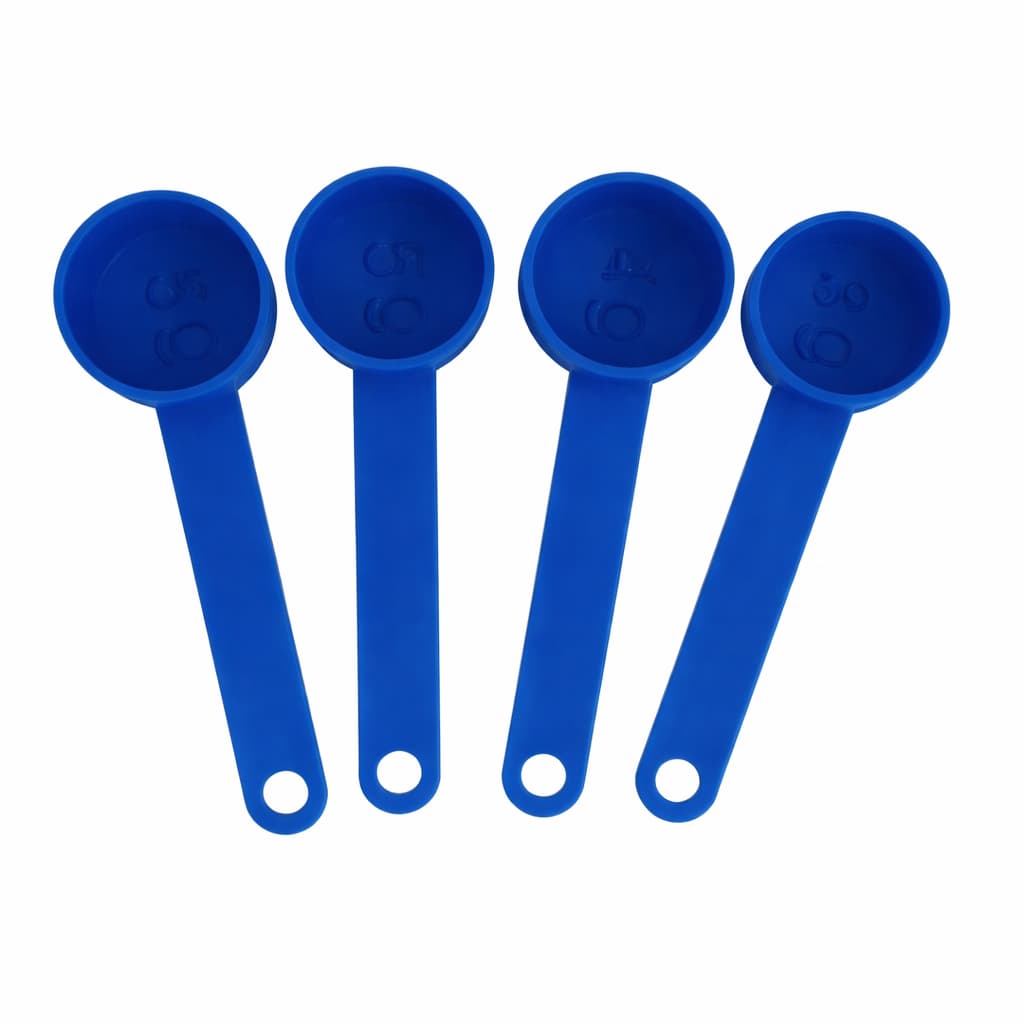 Kit Colher Medidora Whey Para Creatina Scoop De 3g A 6g Azul