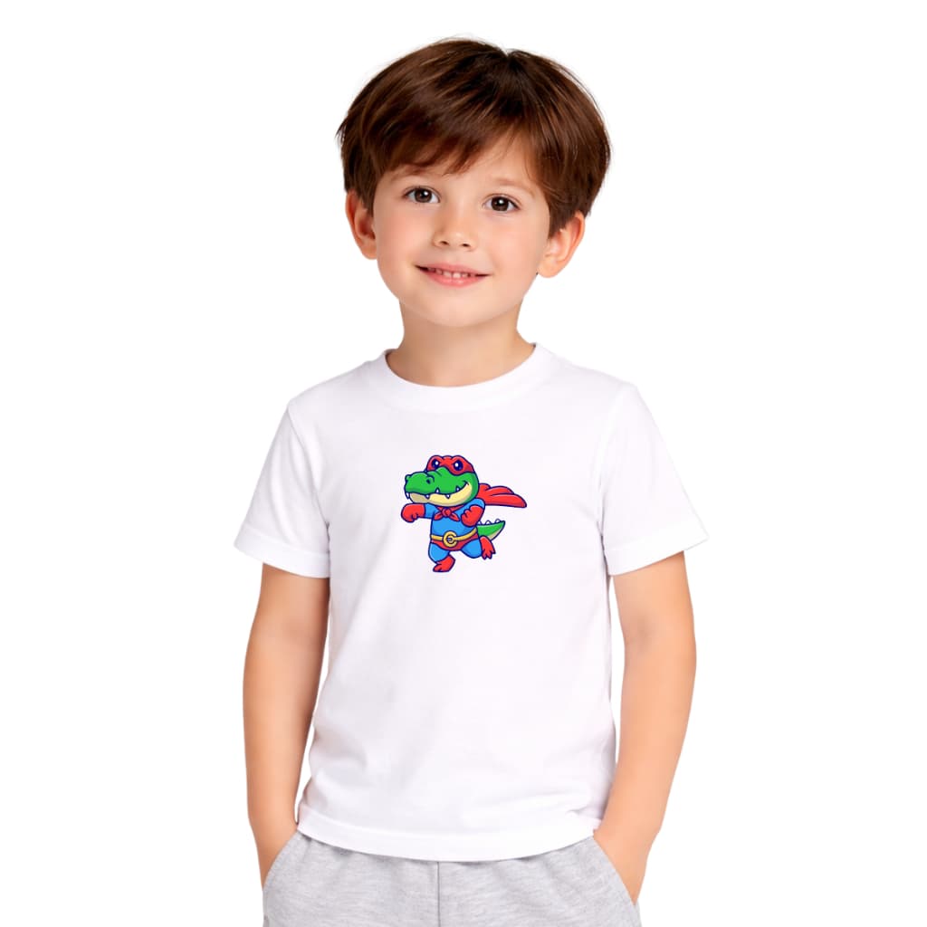 Camiseta Infantil Masculina Estampada Algodão Fio 30.1 Varias Cores Promoção