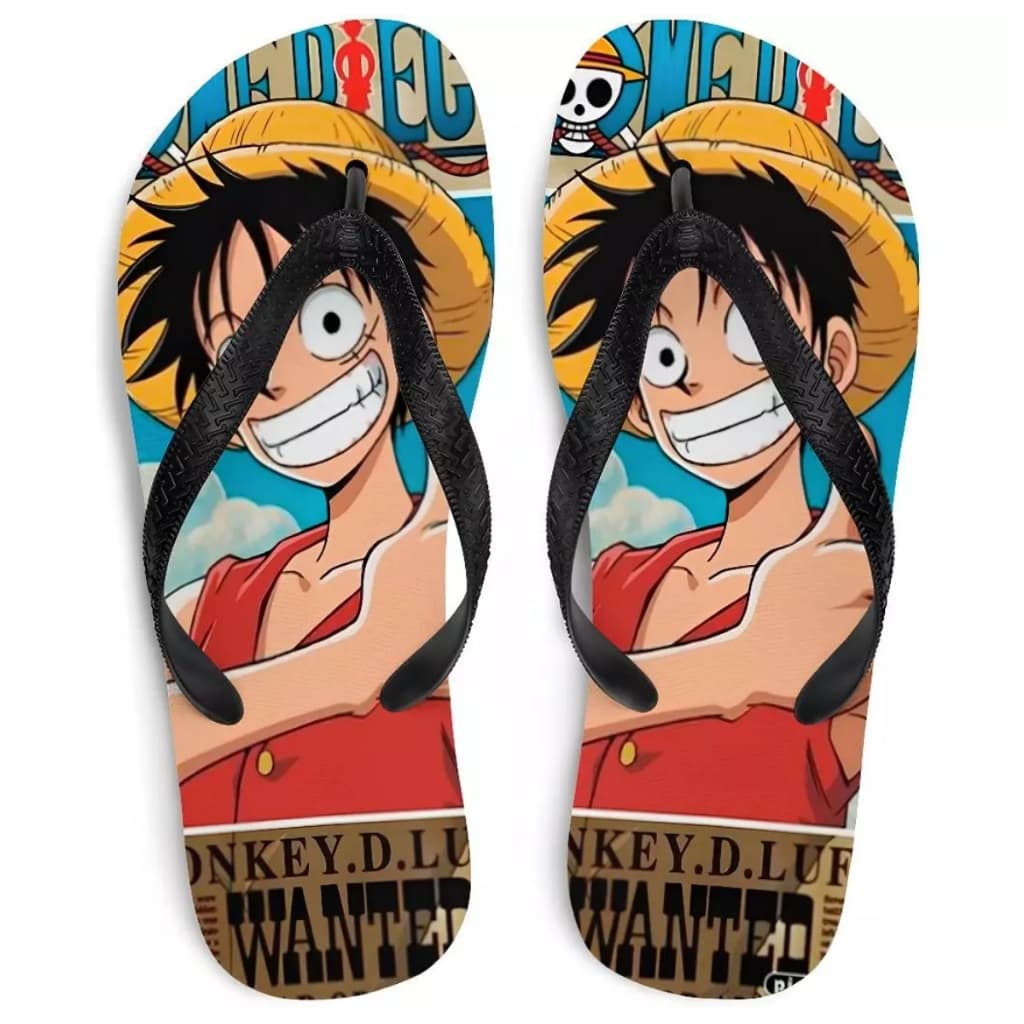 CHINELO INFATIL E ADULTO ONE PIECE LUFFY