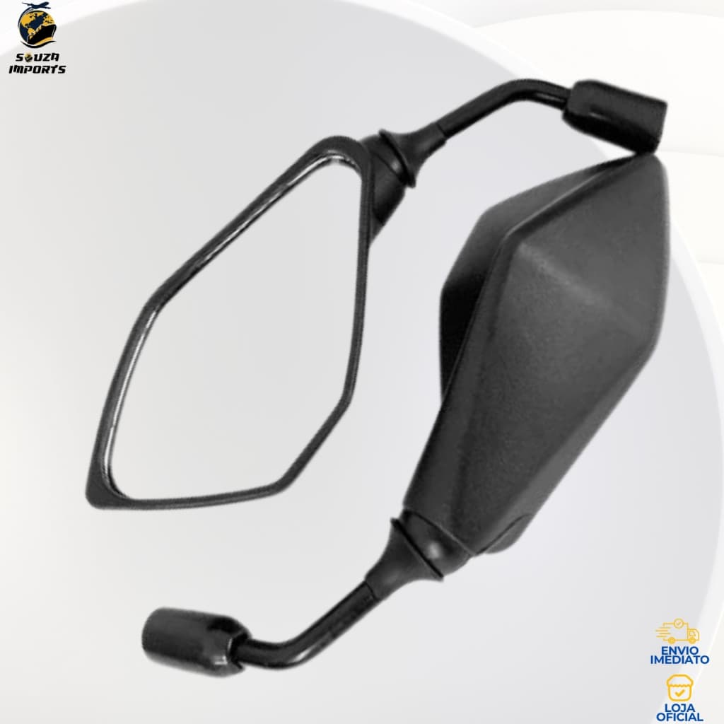 Retrovisor Moto Kawasaki Z400 Mini Fixo Convexa Rosca Honda