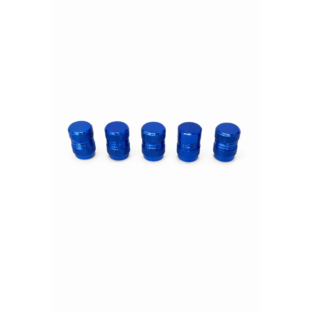 Kit com 5 Unidades de Tampa Bico Válvula para Pneu De Moto Carro Bicicleta