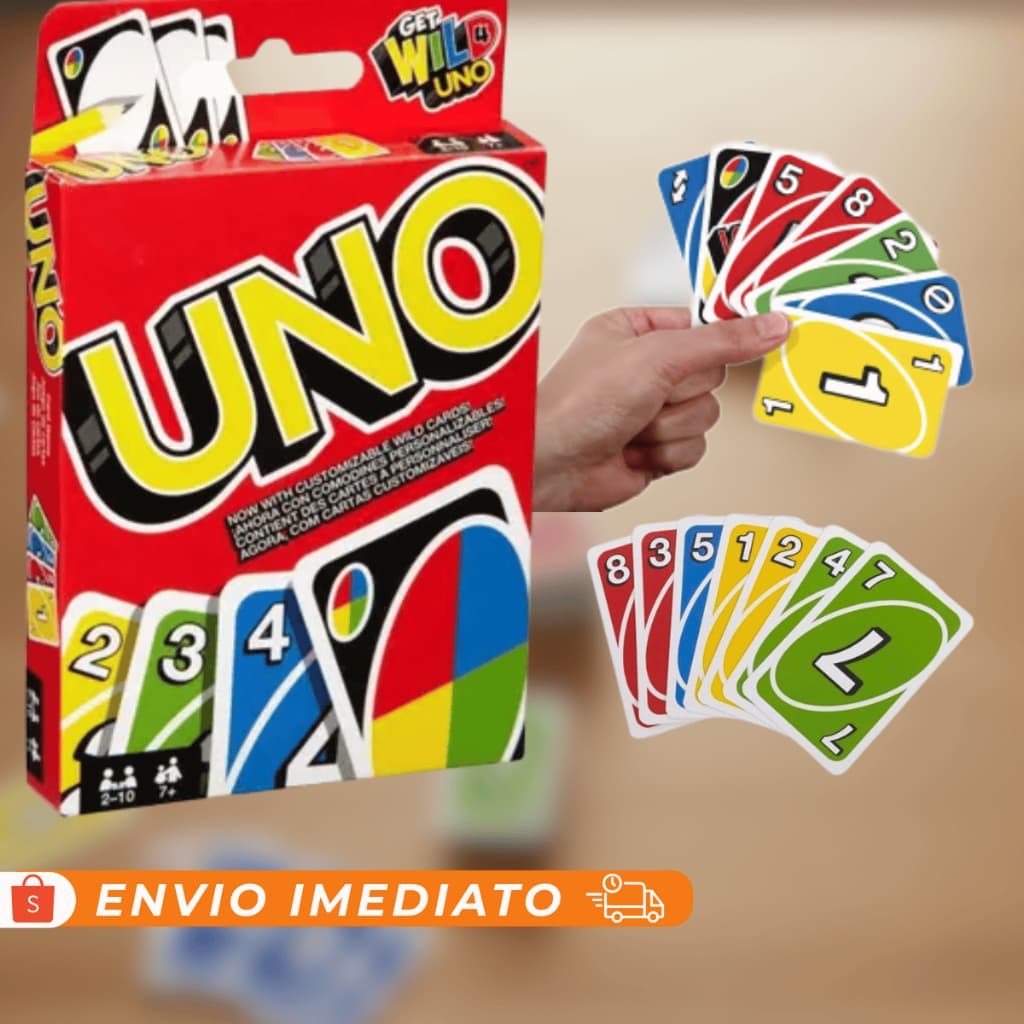 UNO Clássico com 112 Cartas – Diversão Garantida para Família e Amigos