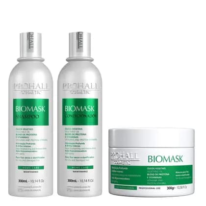 Kit Ultra Hidratante Biomask Máscara 300g