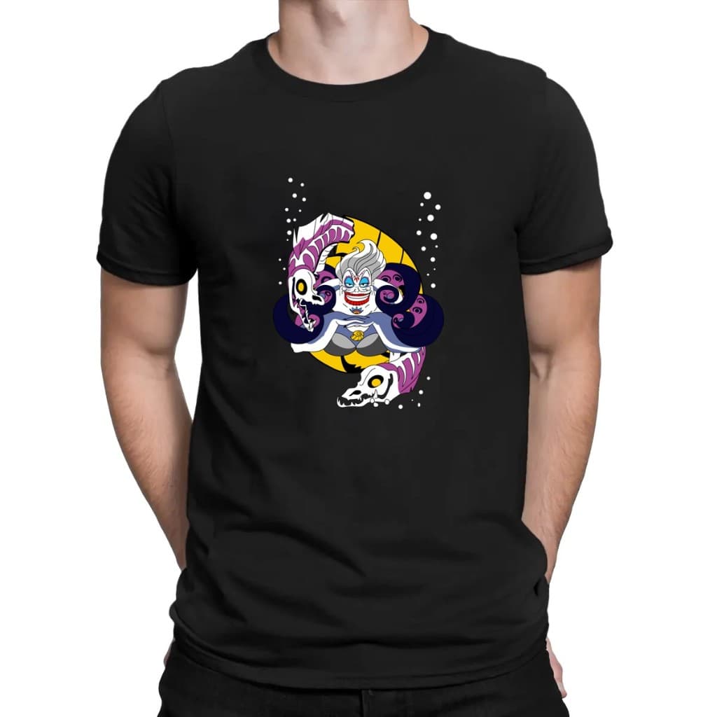 Camiseta Masculina Feminina Ursula Vilã Deep Sea 100% Algodão Unissex T-Shirt Estampada Geek Casual