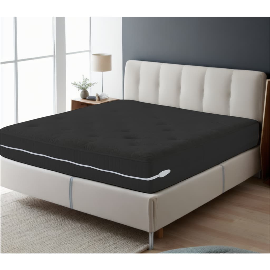 Capa de Colchão para Cama Casal King Size Malha Gel Protetora com Zíper
